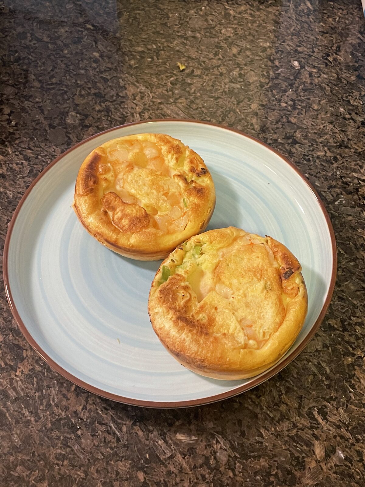 Savory egg soufflé cups