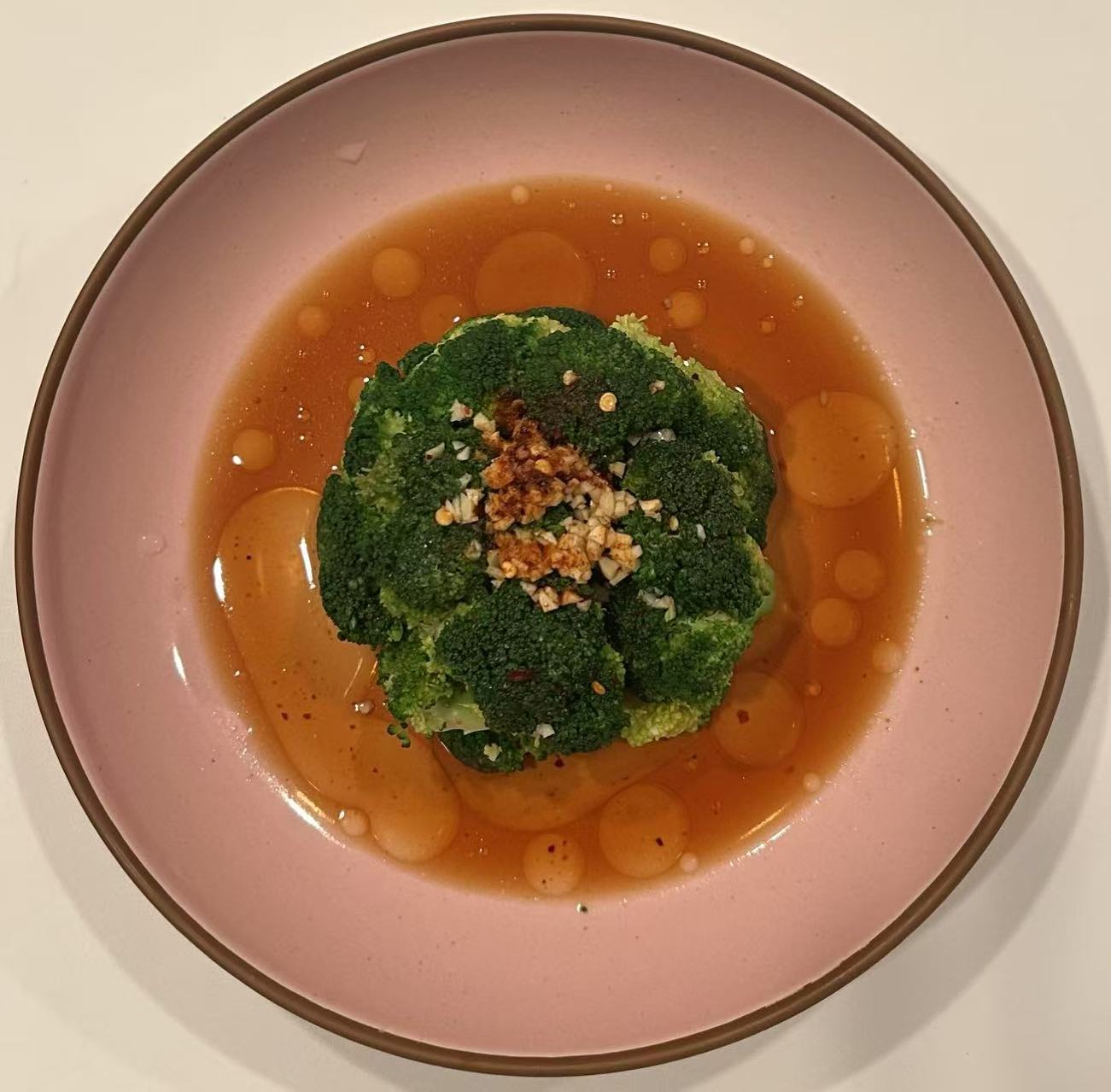 Garlic-soy broccoli
